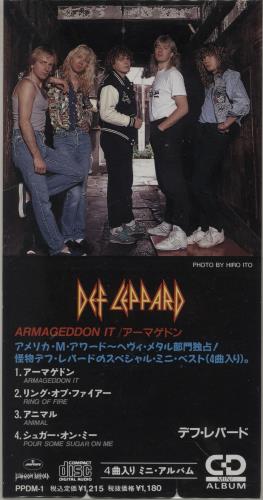 Def Leppard デフレパード 8センチシングル8cmCDS アーマゲドン 送料無料 Leppard Def デフレパード アーマゲドン 8センチ